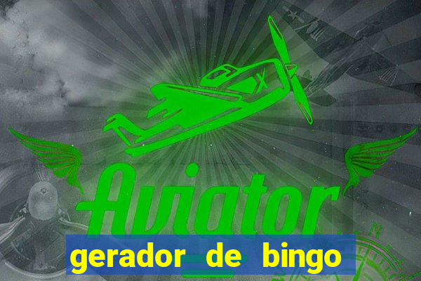 gerador de bingo de palavras